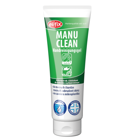 MANU CLEAN  - Żel do mycia mocno zabrudzonych rąk 250 ml Eilfix kod: 108/T250